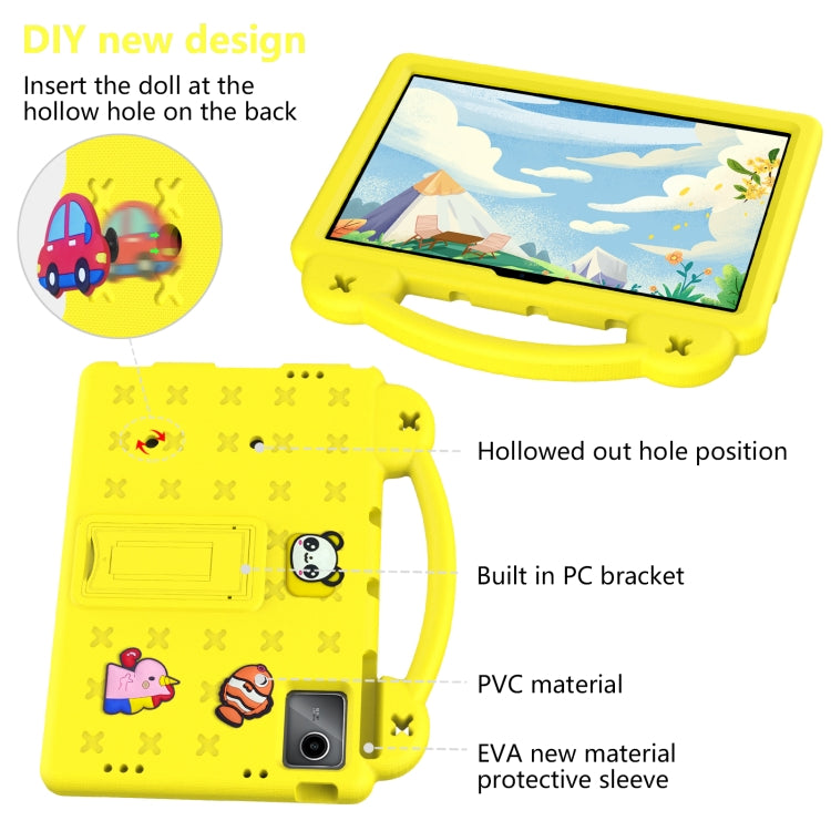 For Huawei MetePad 11 2023 / 2021 Handle Kickstand Children EVA Shockproof Tablet Case(Yellow) - Huawei by PMC TechLife | Online Shopping South Africa | PMC TechLife | Buy Now Pay Later Mobicred