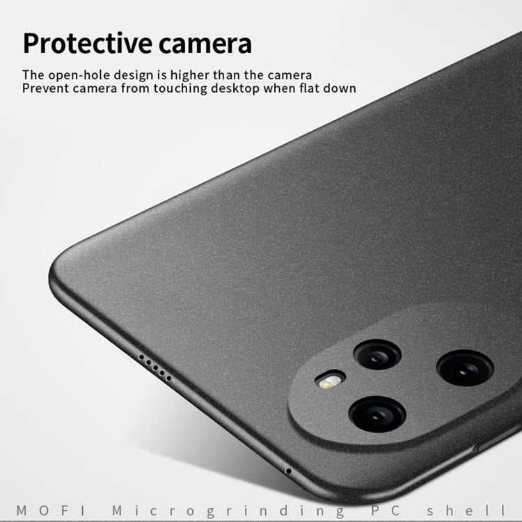 For Honor 100 Pro MOFI Fandun Series Frosted PC Ultra-thin All-inclusive Phone Case(Green) - Honor Cases by MOFI | Online Shopping South Africa | PMC Jewellery