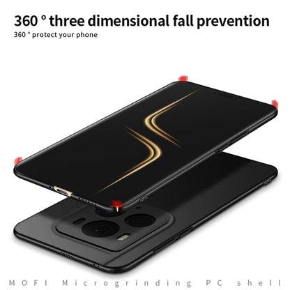 For Honor Magic6 Ultimate MOFI Fandun Series Frosted PC Ultra-thin All-inclusive Phone Case(Black) - Honor Cases by MOFI | Online Shopping South Africa | PMC Jewellery | Buy Now Pay Later Mobicred