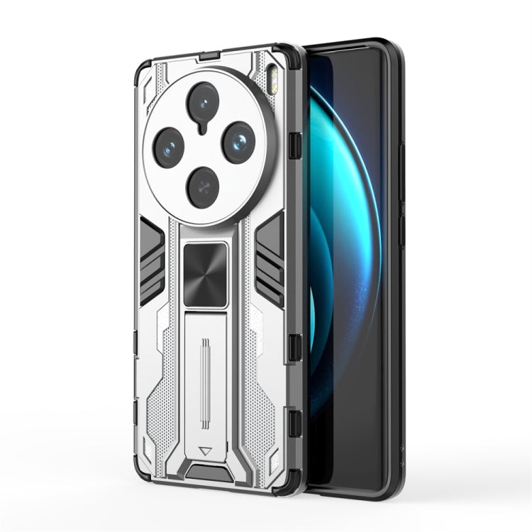 For vivo X100 Pro Supersonic Armor PC Hybrid TPU Phone Case(Silver) - vivo Tempered Glass by imak | Online Shopping South Africa | PMC TechLife | Buy Now Pay Later Mobicred