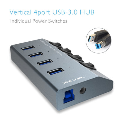 WAVLINK WL-UH3049 USB 3.0 4-Ports Desktop Fast Charger Station with Independent Switch(US Plug) - USB 3.0 HUB by WAVLINK | Online Shopping South Africa | PMC Jewellery | Buy Now Pay Later Mobicred