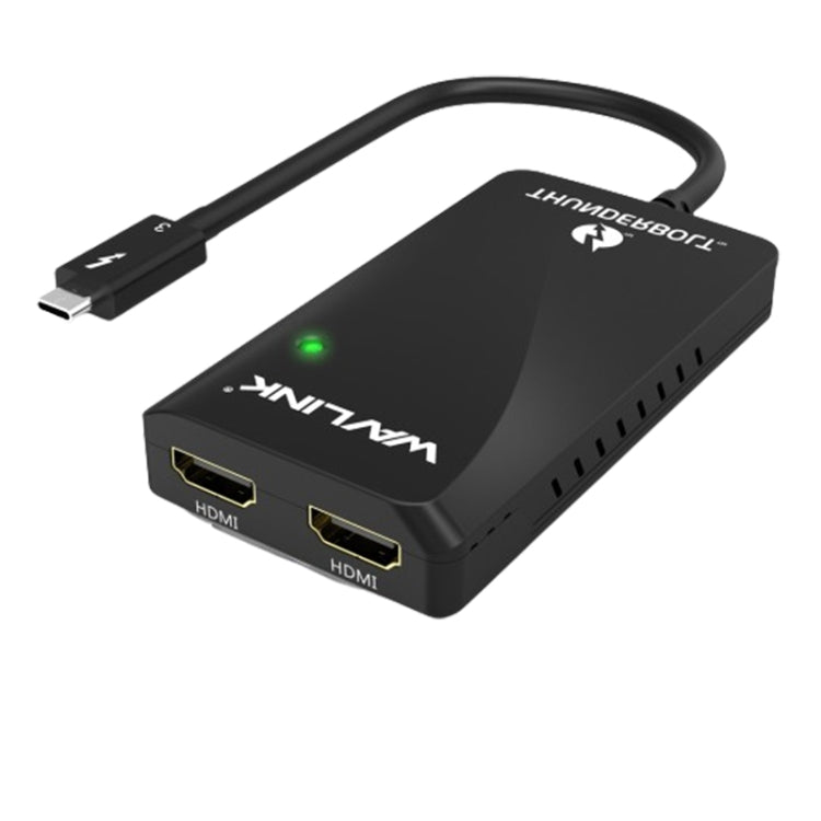 WAVLINK WL-UTA01H Type-C Thunderbolt 3 to Dual HDMI Multi-Screen Extender Splitter Adapter - free shipping - PMC Jewellery - Order now!