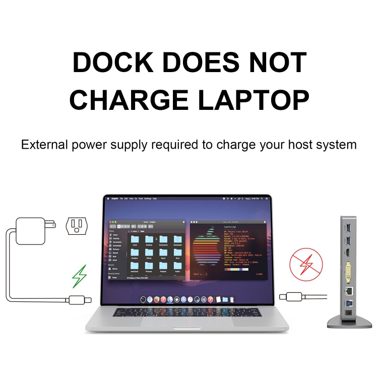 WAVLINK WL-UG39DK7 USB3.0 Hub Adapter Multi-Screen Graphics Card Universal Docking Station, Plug:UK Plug - free shipping - PMC Jewellery - Order now!