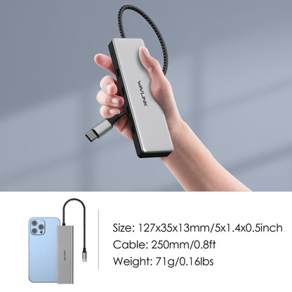 WAVLINK WL-UHP3411 10G Data Transfer Hub 4-in-1 Type-C to 4 USB-C 3.2 Gen2 Ports Adapter - USB HUB by WAVLINK | Online Shopping South Africa | PMC Jewellery | Buy Now Pay Later Mobicred