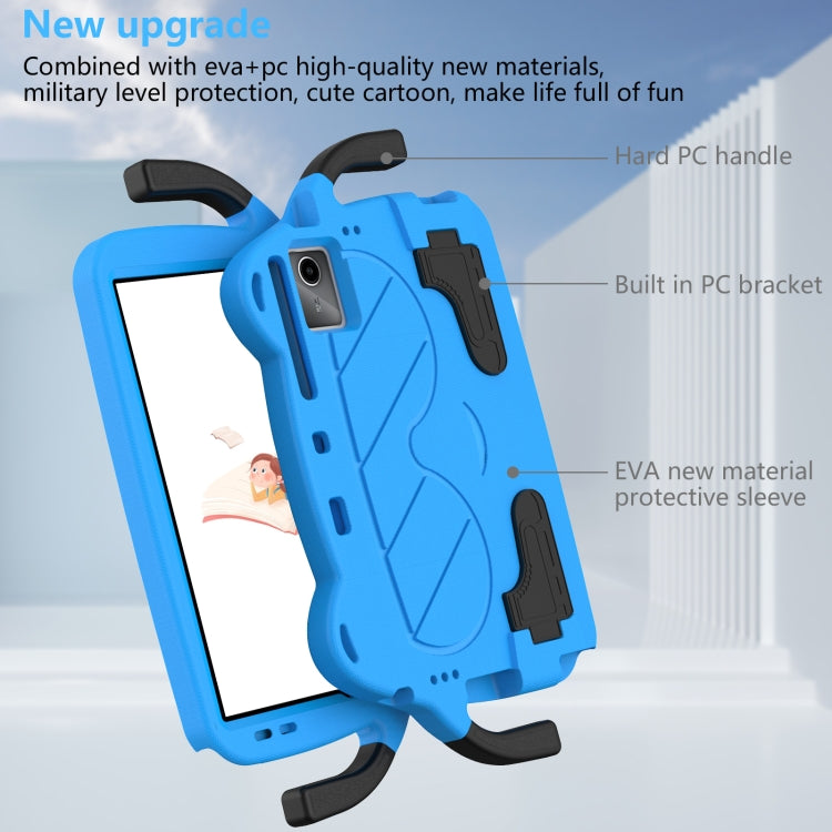 For Lenovo Xiaoxin Pad 2024/Tab M11 Ice Baby EVA Shockproof Hard PC Tablet Case(Sky Blue+Black) - Lenovo by PMC TechLife | Online Shopping South Africa | PMC TechLife | Buy Now Pay Later Mobicred