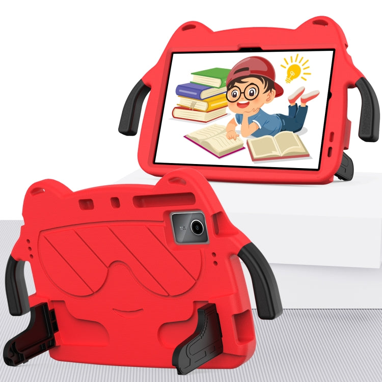 For TCL Tab 11 9466x3 Ice Baby EVA Shockproof Hard PC Tablet Case(Rose Red+Black) - free shipping - PMC TechLife - Order now!