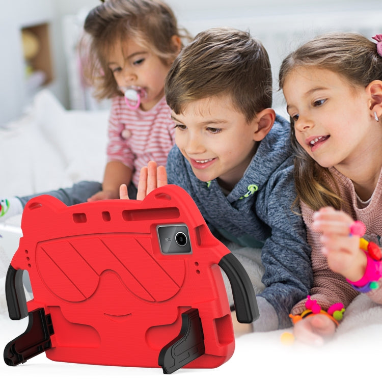 For TCL Tab 11 9466x3 Ice Baby EVA Shockproof Hard PC Tablet Case(Rose Red+Black) - free shipping - PMC TechLife - Order now!