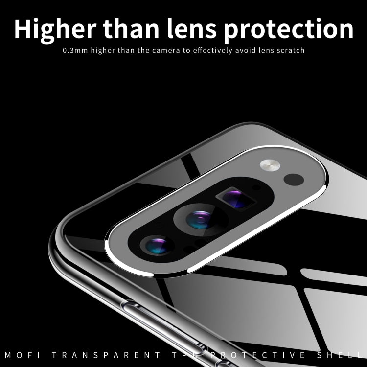 For Google Pixel 9 MOFI Ming Series Transparent Ultra-thin TPU Phone Case(Transparent) - Google Cases by MOFI | Online Shopping South Africa | PMC TechLife | Buy Now Pay Later Mobicred