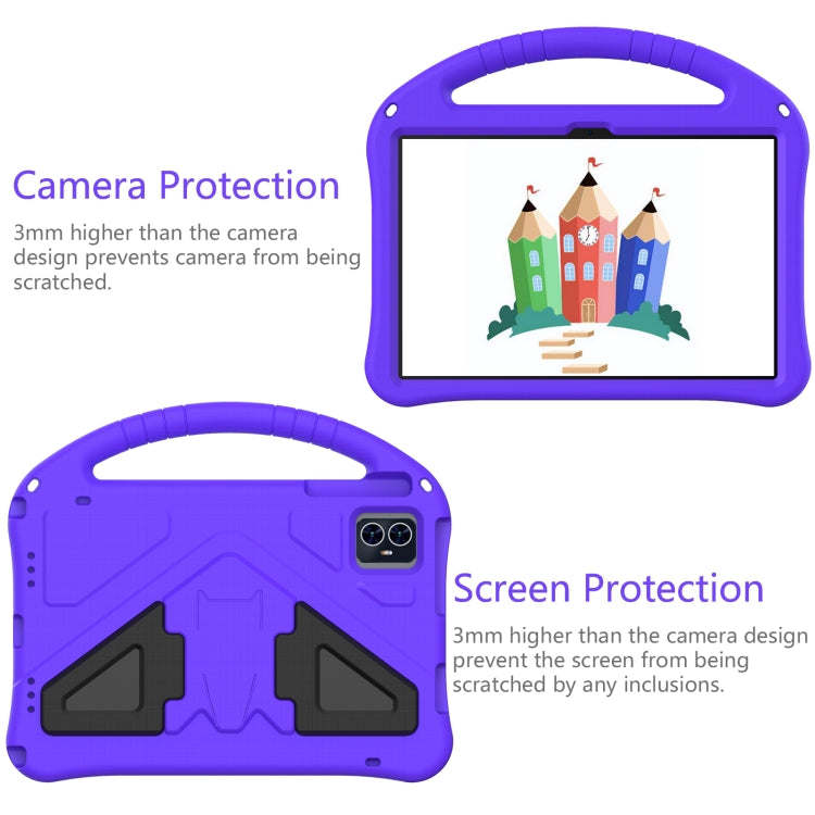 For Teclast M50 HD 10.1 / M50 Pro EVA Shockproof Tablet Case with Holder(Purple) - Others by PMC TechLife | Online Shopping South Africa | PMC TechLife | Buy Now Pay Later Mobicred