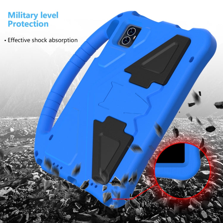 For Teclast M50 HD 10.1 / M50 Pro EVA Shockproof Tablet Case with Holder(Blue) - Others by PMC TechLife | Online Shopping South Africa | PMC TechLife | Buy Now Pay Later Mobicred