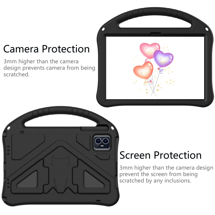 For Blackview Tab 80 10.1 2023 EVA Shockproof Tablet Case with Holder(Black) - Others by PMC TechLife | Online Shopping South Africa | PMC TechLife | Buy Now Pay Later Mobicred