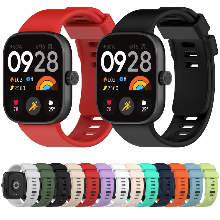 For Redmi Watch 4 Solid Color Silicone Sports Watch Band(Ivory White) - free shipping - PMC TechLife - Order now!