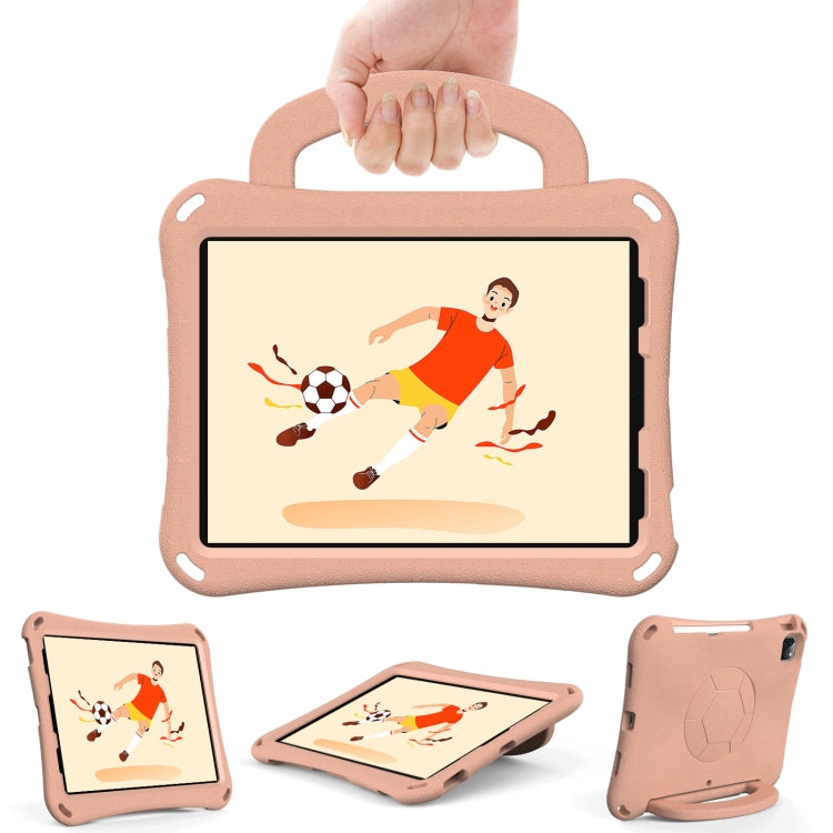 For iPad Pro 11 2024 Handle Football Shaped EVA Shockproof Tablet Case(Light Pink) - iPad Pro 11 2024 Cases by PMC Jewellery | Online Shopping South Africa | PMC Jewellery | Buy Now Pay Later Mobicred