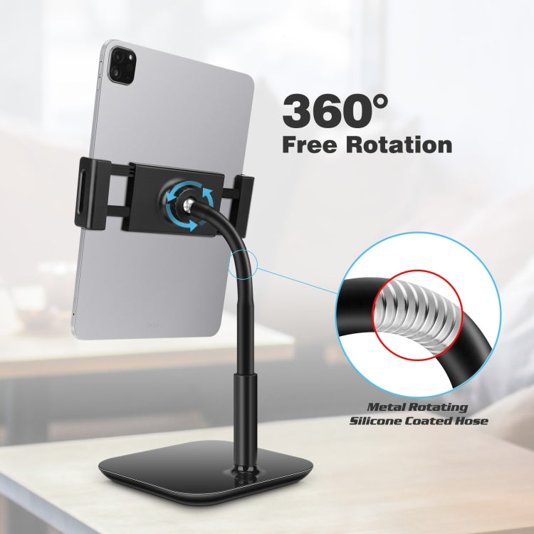 NS-06A 360 Degree Rotating Heavy Duty Base Adjustable Desktop Tablet Holder - Stand by PMC TechLife | Online Shopping South Africa | PMC TechLife | Buy Now Pay Later Mobicred