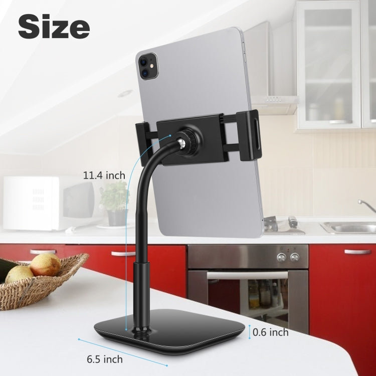 NS-06A 360 Degree Rotating Heavy Duty Base Adjustable Desktop Tablet Holder - Stand by PMC TechLife | Online Shopping South Africa | PMC TechLife | Buy Now Pay Later Mobicred