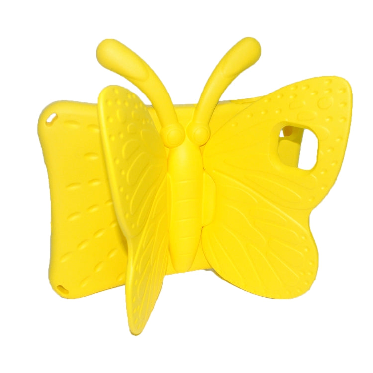 For Honor Pad X8 / X6 /7 Butterfly Bracket Kids EVA Shockproof Tablet Case(Yellow) - Huawei by PMC TechLife | Online Shopping South Africa | PMC TechLife | Buy Now Pay Later Mobicred