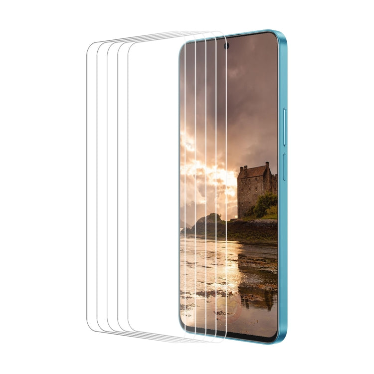 For OPPO A2 5pcs ENKAY 9H Big Arc Edge High Aluminum-silicon Tempered Glass Film - OPPO Tempered Glass by ENKAY | Online Shopping South Africa | PMC Jewellery | Buy Now Pay Later Mobicred