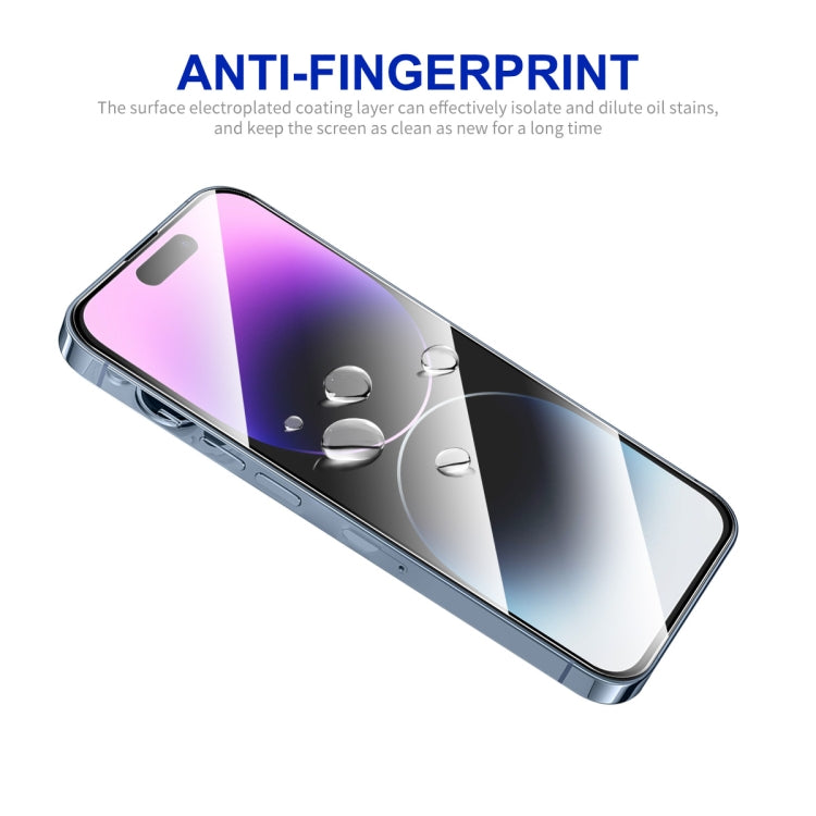 For iPhone 14 Pro Max ENKAY Easy Install High Alumina Silicon Full Glass Film - iPhone 14 Pro Max Tempered Glass by ENKAY | Online Shopping South Africa | PMC Jewellery