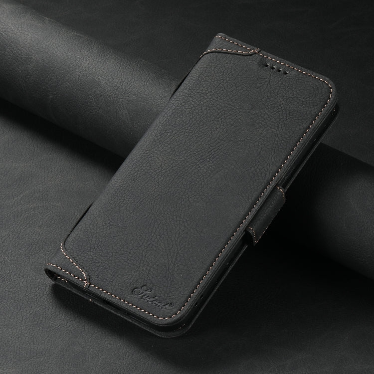 For iPhone 12 Pro Max SUTENI J07 Multifunctional Horizontal Flip Magsafe Leather Phone Case(Black) - free shipping - PMC Jewellery - Order now!