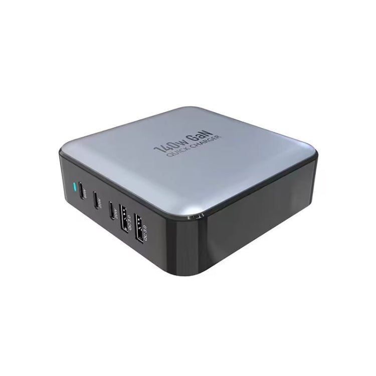 GAN 140W PD65W / PD20W / QC3.0 USB Five Port Laptop Adapter, Plug:US Plug - Universal Power Adapter by PMC Jewellery | Online Shopping South Africa | PMC Jewellery | Buy Now Pay Later Mobicred