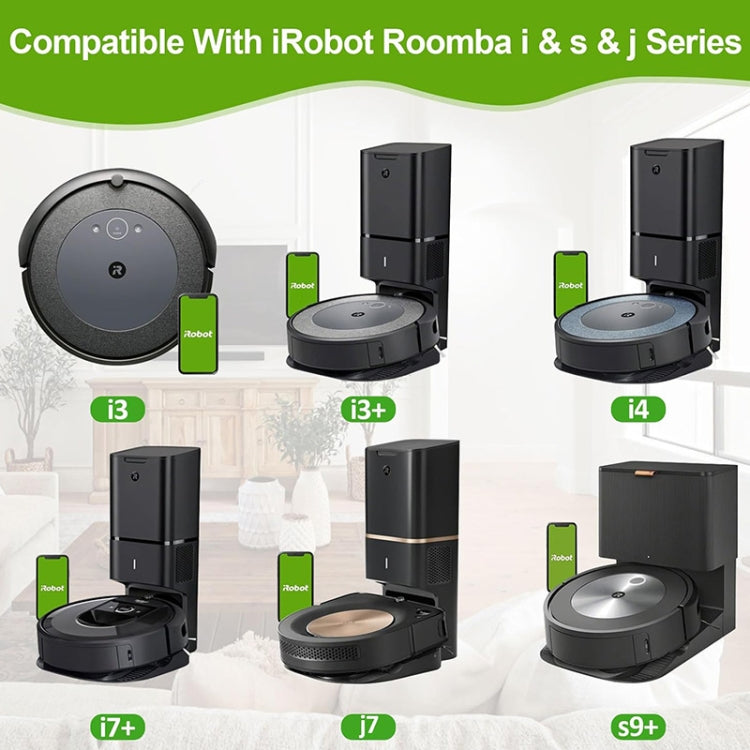 JUNSUNMAY 5pcs For iRobot Roomba i & s & j Series  i8 / i8+ / s9 / s9+ Vacuum Bags Automatic Disposal Dust Bags - For iRobot Accessories by JUNSUNMAY | Online Shopping South Africa | PMC TechLife | Buy Now Pay Later Mobicred