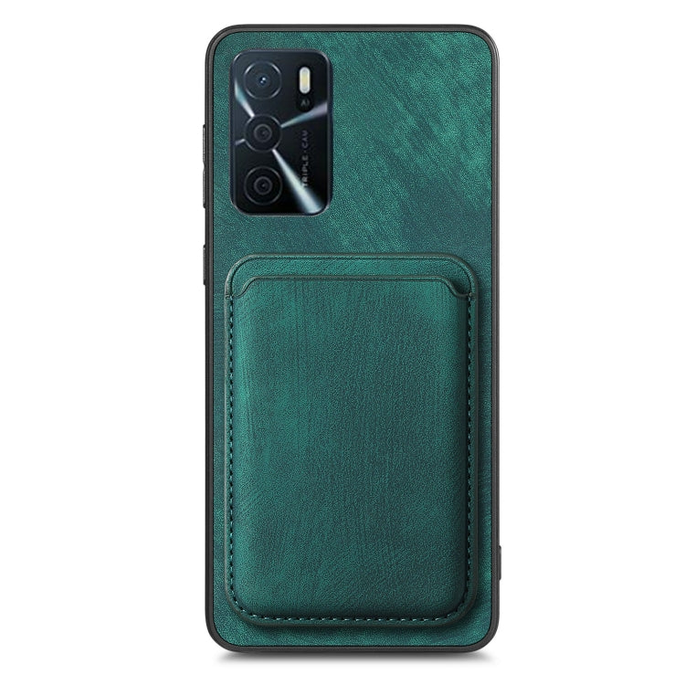 For OPPO A92S Retro Leather Card Bag Magnetic Phone Case(Green) - OPPO Cases by PMC TechLife | Online Shopping South Africa | PMC TechLife | Buy Now Pay Later Mobicred