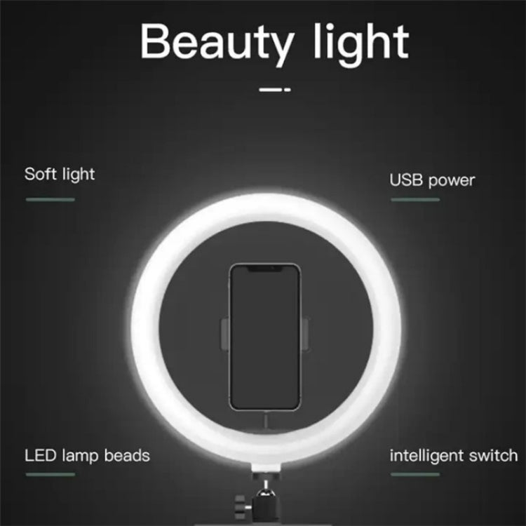 JMARY FM-536A 10 inch Ring Live Fill Light Streaming Stand Beauty Light Set - free shipping - PMC TechLife - Order now!