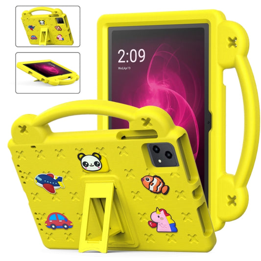 For T-Iobile REVVL Tab 10.36 2023 Handle Kickstand Children EVA Shockproof Tablet Case(Yellow) - Others by PMC Jewellery | Online Shopping South Africa | PMC Jewellery | Buy Now Pay Later Mobicred