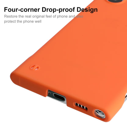 For Samsung Galaxy S24 Ultra 5G ENKAY Matte Frameless Hard PC Case(Orange) - Galaxy S24 Ultra 5G Cases by ENKAY | Online Shopping South Africa | PMC Jewellery | Buy Now Pay Later Mobicred