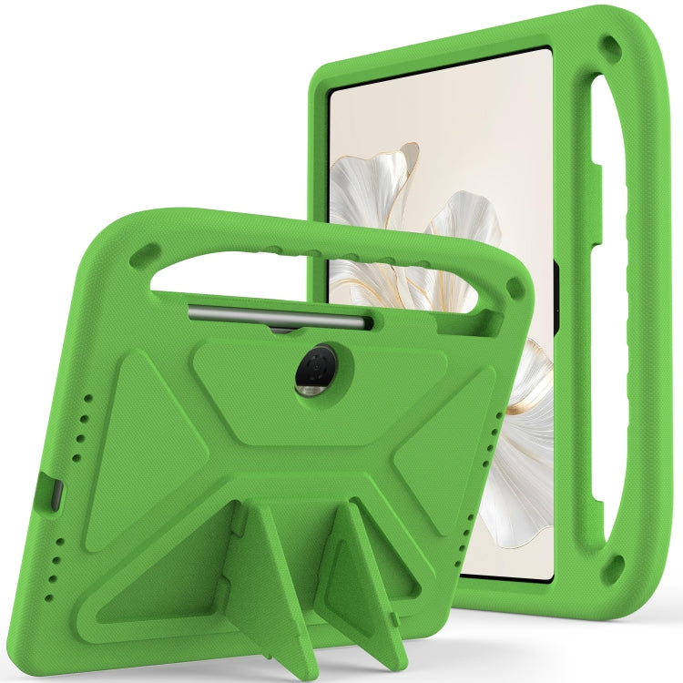 For Honor Pad 9 12.1 Handle EVA Shockproof Tablet Case with Holder(Green) - Honor by PMC TechLife | Online Shopping South Africa | PMC TechLife | Buy Now Pay Later Mobicred