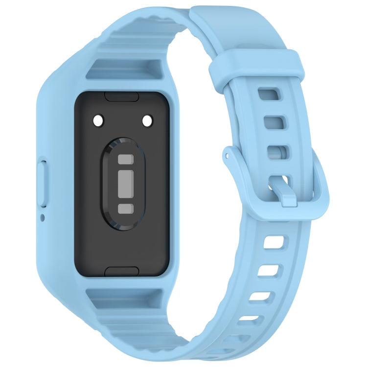 For Samsung Galaxy Fit 3 Integrated TPU Watch Band(Sky Blue) - Watch Bands by PMC TechLife | Online Shopping South Africa | PMC TechLife