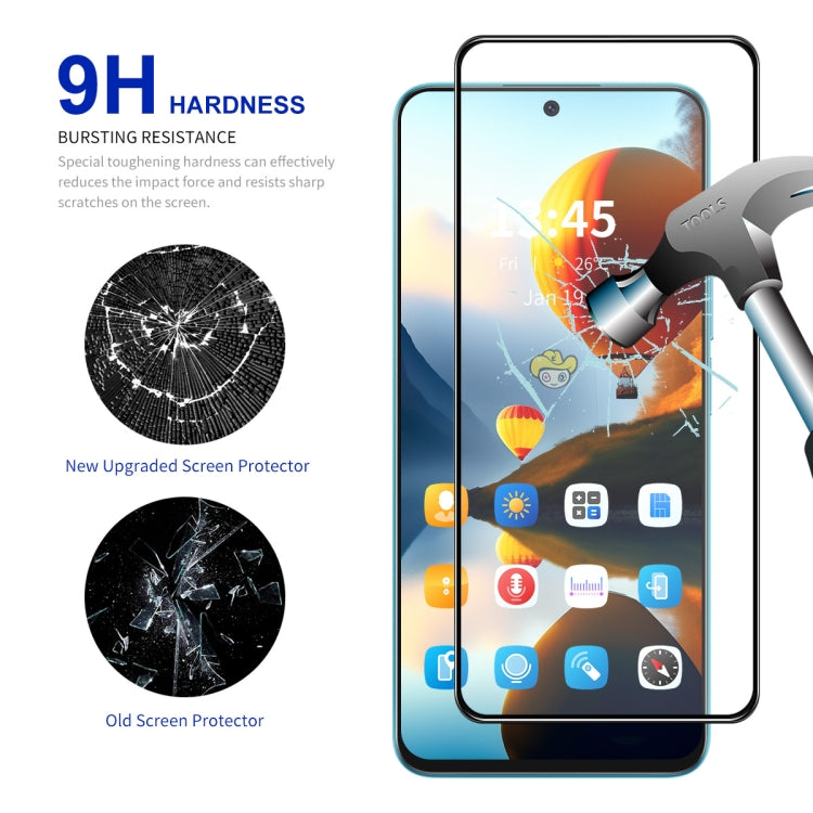 For OPPO Reno11 F 5pcs ENKAY Full Glue High Aluminum-silicon Tempered Glass Film - Reno11 F Tempered Glass by ENKAY | Online Shopping South Africa | PMC Jewellery | Buy Now Pay Later Mobicred