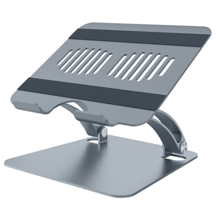 AS010-BMW Aluminum Alloy Notebook Computer Riser Desktop Laptop Stand Holder(Grey) - Laptop Stand by PMC Jewellery | Online Shopping South Africa | PMC Jewellery | Buy Now Pay Later Mobicred