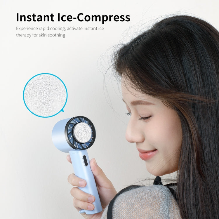 ENKAY Hat-Prince Handheld Mini Portable Cold Compress Cooling Fan(Pink) - Electric Fans by ENKAY | Online Shopping South Africa | PMC Jewellery | Buy Now Pay Later Mobicred