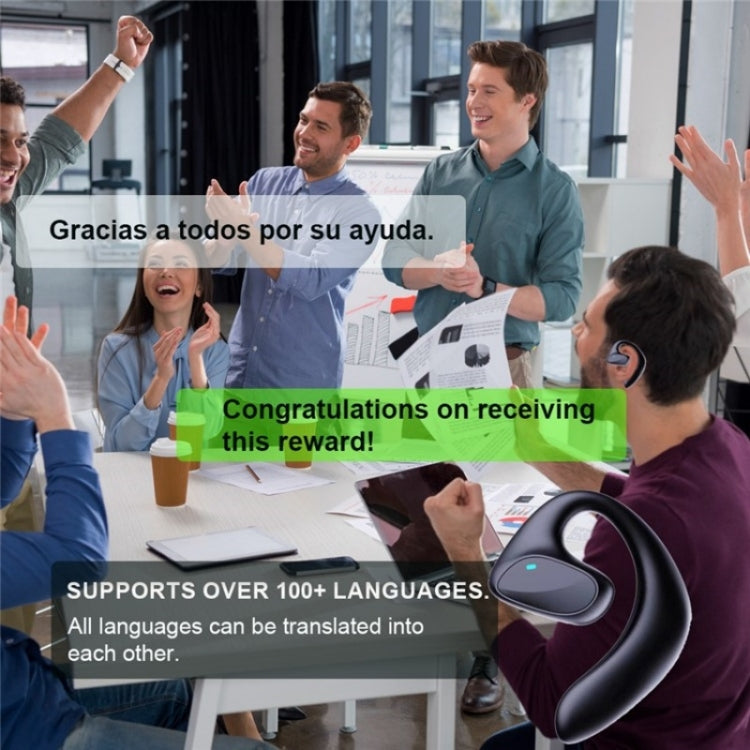 M8 Noise Reduction Smart Voice Translator TWS Bluetooth Headset 144 Languages Translation Earphones(White) -  by PMC TechLife | Online Shopping South Africa | PMC TechLife | Buy Now Pay Later Mobicred