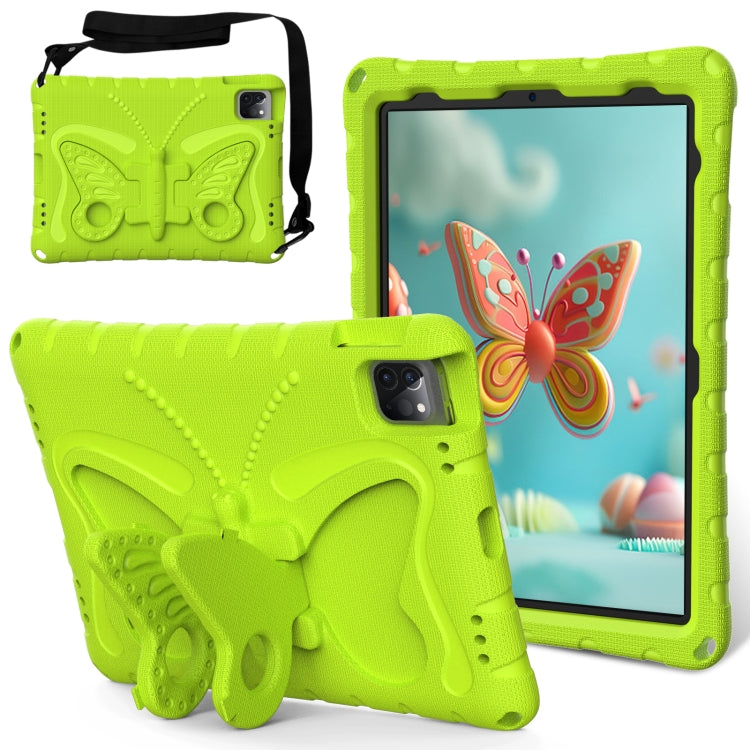 For iPad Air 11 2024 Butterfly Bracket EVA Shockproof Tablet Case(Mint Green) - iPad Air 11 2024 Cases by PMC Jewellery | Online Shopping South Africa | PMC Jewellery | Buy Now Pay Later Mobicred