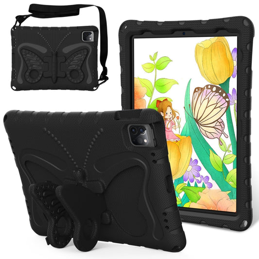 For iPad Pro 11 2024 Butterfly Bracket EVA Shockproof Tablet Case(Black) - iPad Pro 11 2024 Cases by PMC Jewellery | Online Shopping South Africa | PMC Jewellery | Buy Now Pay Later Mobicred