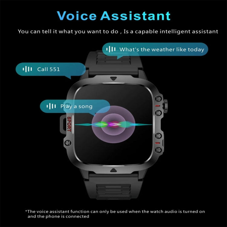 QX11 1.96 inch Color Screen Smart Watch Silicone Strap Support Bluetooth Call(Khaki) - Smart Watches by PMC TechLife | Online Shopping South Africa | PMC TechLife
