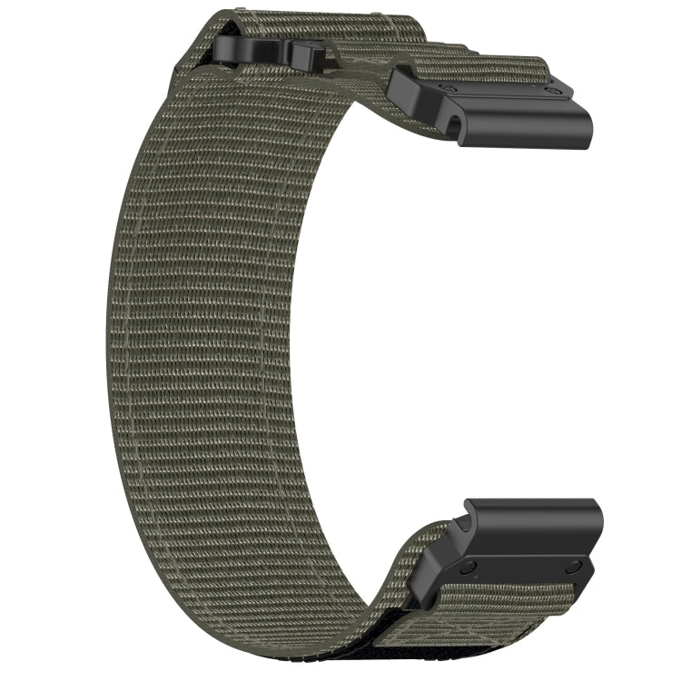 For Garmin Approach S62 22mm Nylon Hook And Loop Fastener Watch Band(Grey) - Watch Bands by PMC Jewellery | Online Shopping South Africa | PMC Jewellery