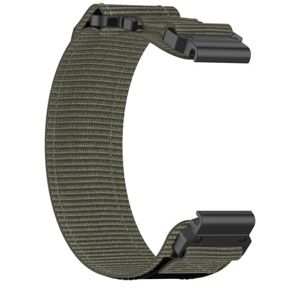 For Garmin Fenix 5S 20mm Nylon Hook And Loop Fastener Watch Band(Grey) - Watch Bands by PMC Jewellery | Online Shopping South Africa | PMC Jewellery