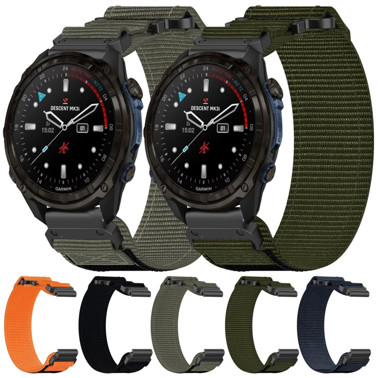For Garmin Fenix 5S Plus 20mm Nylon Hook And Loop Fastener Watch Band(Army Green) - free shipping - PMC TechLife - Order now!
