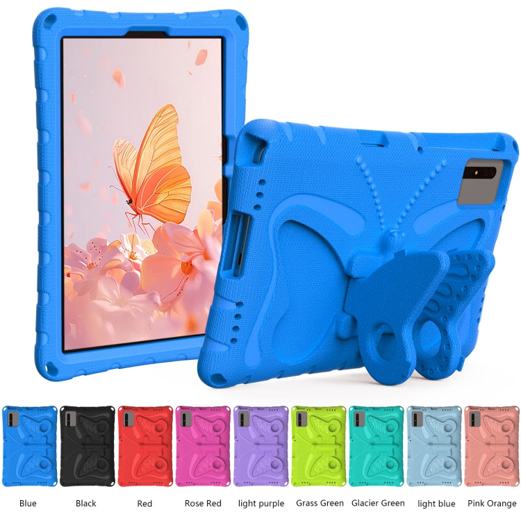 For Samsung Galaxy Tab S9 11 X710 Butterfly Bracket EVA Shockproof Tablet Case(Blue) - Other Galaxy Tab PC by PMC Jewellery | Online Shopping South Africa | PMC Jewellery | Buy Now Pay Later Mobicred