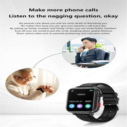 G18 1.83 inch Color Screen Smart Watch Leather Strap, Support  Noninvasive Blood Sugar / Uric Acid(Black) - Smart Watches by PMC Jewellery | Online Shopping South Africa | PMC Jewellery | Buy Now Pay Later Mobicred