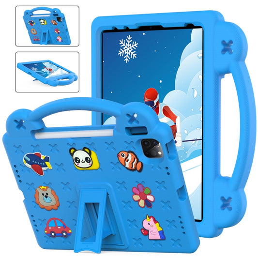 For  iPad Pro 11 2024 Handle Kickstand Children EVA Shockproof Tablet Case(Sky Blue) - iPad Pro 11 2024 Cases by PMC Jewellery | Online Shopping South Africa | PMC Jewellery | Buy Now Pay Later Mobicred