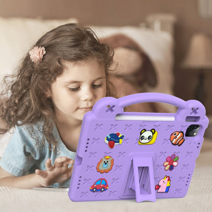 For  iPad Pro 11 2024 Handle Kickstand Children EVA Shockproof Tablet Case(Light Purple) - iPad Pro 11 2024 Cases by PMC Jewellery | Online Shopping South Africa | PMC Jewellery | Buy Now Pay Later Mobicred