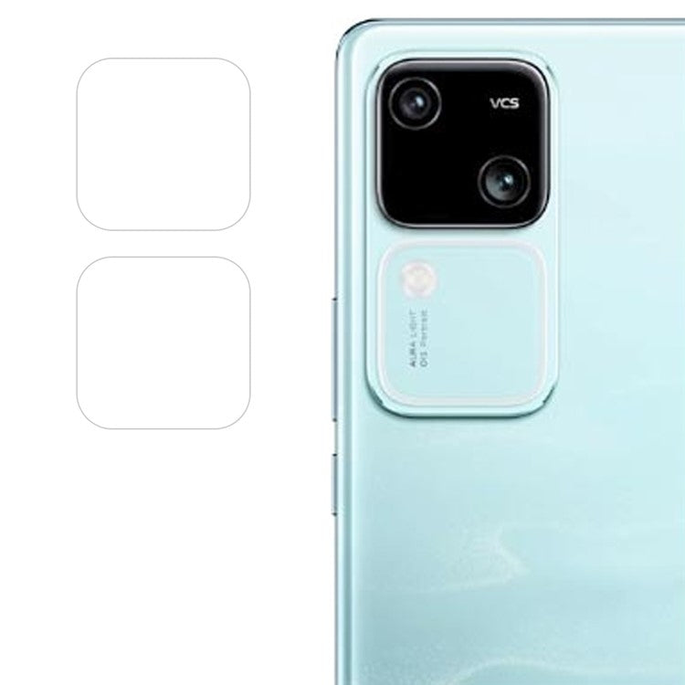 For vivo S18 / V30 Pro 2pcs ENKAY Hat-Prince 9H Rear Camera Lens Tempered Glass Film(Transparent) - S18 Tempered Glass by ENKAY | Online Shopping South Africa | PMC Jewellery | Buy Now Pay Later Mobicred