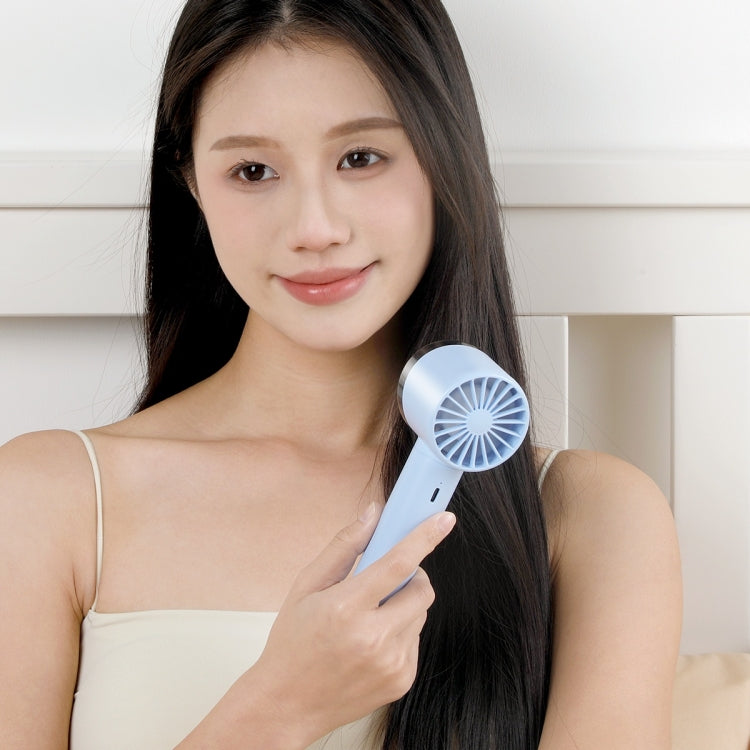 WX-625 Cold Compress Function Portable Mini Summer Fan Handheld Cooling Fan(Baby Blue) - Electric Fans by PMC TechLife | Online Shopping South Africa | PMC TechLife | Buy Now Pay Later Mobicred