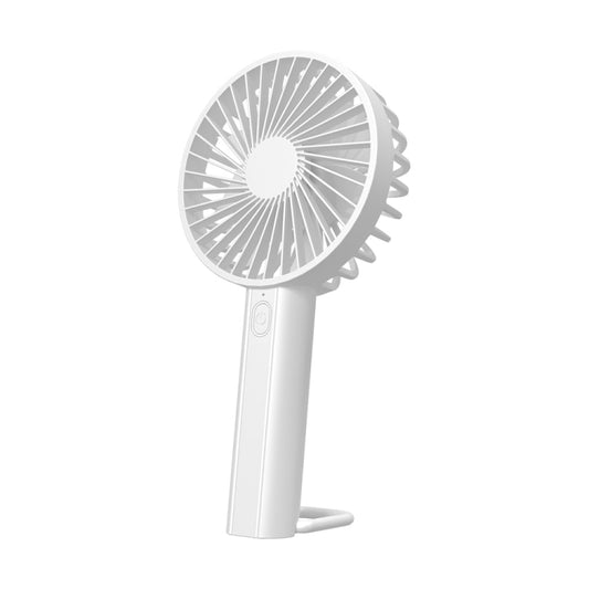 F35 With Hanging Hole Rechargeable Cooling Fan Powerful Handheld Fan 1200mAh Desk Fan(White) - Electric Fans by PMC Jewellery | Online Shopping South Africa | PMC Jewellery | Buy Now Pay Later Mobicred