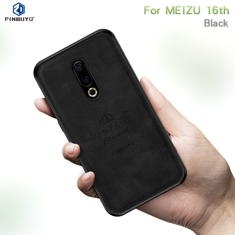 PINWUYO Shockproof Waterproof Full Coverage PC + TPU + Skin Protective Case for Meizu 16th(Gray) - Meizu by PINWUYO | Online Shopping South Africa | PMC Jewellery | Buy Now Pay Later Mobicred