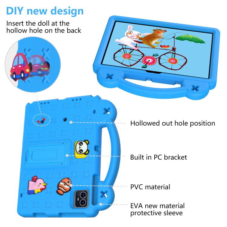 For Blackview Tab 80 10.1 2023 Handle Kickstand Children EVA Shockproof Tablet Case(Sky Blue) - Others by PMC Jewellery | Online Shopping South Africa | PMC Jewellery | Buy Now Pay Later Mobicred